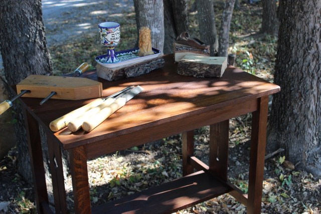 No Fluff Table in Woods